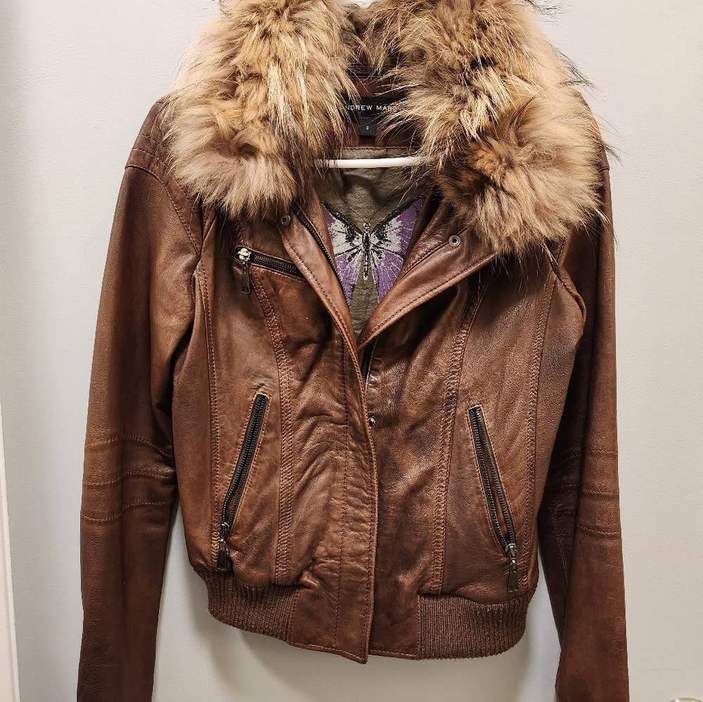 Andrew Marc Leather Jacket